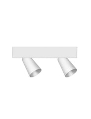 nice CW Surface mounted minimalist intelligent multi head spotlight that can adjust brightness and color between 3000-6000K